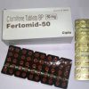 Buy Fertomid-50 [Clomifene 50mg 10 pills]